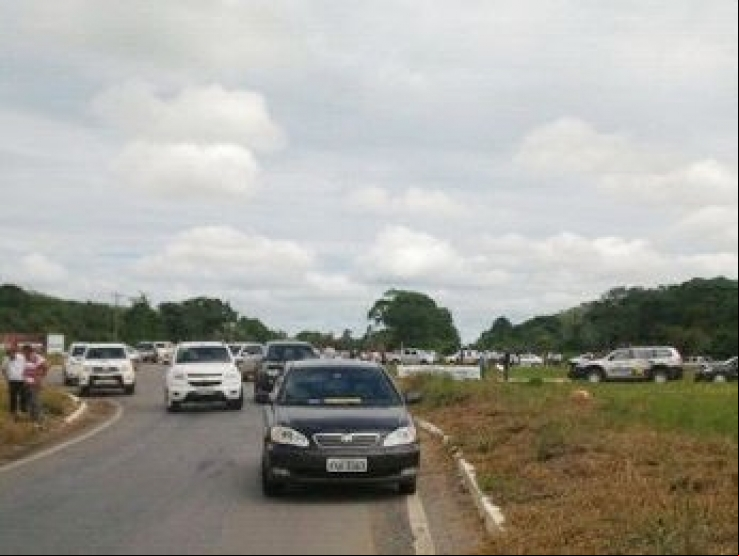 Rodovias são bloqueadas em MT contra falta de segurança na fronteira